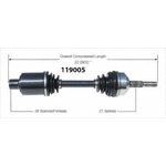 Order New CV Shaft by WORLDPARTS - 119005 For Your Vehicle