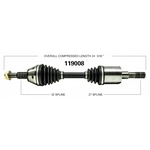 Order New CV Shaft by WORLDPARTS - 119008 For Your Vehicle