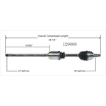 Order New CV Shaft by WORLDPARTS - 129008 For Your Vehicle