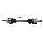 Order New CV Shaft by WORLDPARTS - 129013 For Your Vehicle