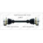 Order New CV Shaft by WORLDPARTS - 129017 For Your Vehicle