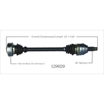 Order New CV Shaft by WORLDPARTS - 129029 For Your Vehicle