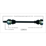 Order New CV Shaft by WORLDPARTS - 129034 For Your Vehicle