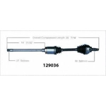 Order WORLDPARTS - 129036 - New CV Shaft For Your Vehicle