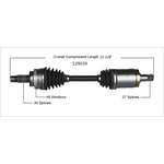 Order Arbre CV neuf par WORLDPARTS - 129039 For Your Vehicle