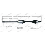 Order New CV Shaft by WORLDPARTS - 129040 For Your Vehicle