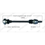 Order Arbre CV neuf par WORLDPARTS - 129042 For Your Vehicle