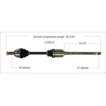 Order Arbre CV neuf par WORLDPARTS - 129044 For Your Vehicle