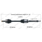 Order New CV Shaft by WORLDPARTS - 129061 For Your Vehicle