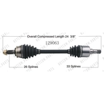 Order New CV Shaft by WORLDPARTS - 129063 For Your Vehicle