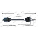 Order New CV Shaft by WORLDPARTS - 139008 For Your Vehicle