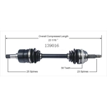 Order New CV Shaft by WORLDPARTS - 139016 For Your Vehicle