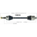 Order Arbre CV neuf par WORLDPARTS - 139018 For Your Vehicle