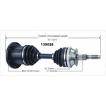 Order New CV Shaft by WORLDPARTS - 139028 For Your Vehicle