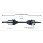 Order Arbre CV neuf by WORLDPARTS - 139048 For Your Vehicle