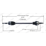 Order New CV Shaft by WORLDPARTS - 139049 For Your Vehicle