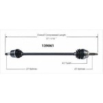 Order New CV Shaft by WORLDPARTS - 139061 For Your Vehicle