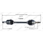 Order New CV Shaft by WORLDPARTS - 139069 For Your Vehicle