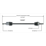 Order Arbre CV neuf par WORLDPARTS - 139087 For Your Vehicle