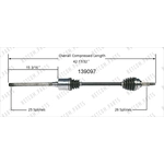 Order New CV Shaft by WORLDPARTS - 139097 For Your Vehicle