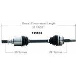 Order Arbre CV neuf par WORLDPARTS - 139101 For Your Vehicle