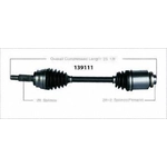 Order Arbre CV neuf par WORLDPARTS - 139111 For Your Vehicle