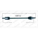 Order New CV Shaft by WORLDPARTS - 139112 For Your Vehicle