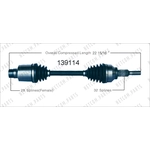 Order New CV Shaft by WORLDPARTS - 139114 For Your Vehicle