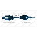 Order Arbre CV neuf par WORLDPARTS - 139116 For Your Vehicle