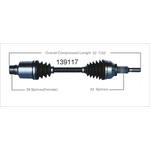 Order Arbre CV neuf de WORLDPARTS - 139117 For Your Vehicle