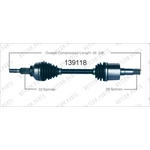Order New CV Shaft by WORLDPARTS - 139118 For Your Vehicle