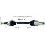 Order New CV Shaft by WORLDPARTS - 139223 For Your Vehicle
