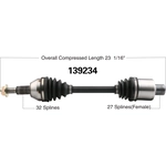 Order New CV Shaft by WORLDPARTS - 139234 For Your Vehicle