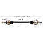 Order WORLDPARTS - 139238 - New CV Shaft For Your Vehicle