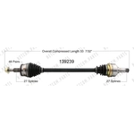 Order Arbre CV neuf par WORLDPARTS - 139239 For Your Vehicle