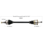 Order WORLDPARTS - 139240 - New CV Shaft For Your Vehicle