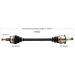 Order WORLDPARTS - 139243 - New CV Shaft For Your Vehicle
