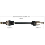 Order New CV Shaft by WORLDPARTS - 139247 For Your Vehicle