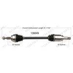 Order New CV Shaft by WORLDPARTS - 139249 For Your Vehicle