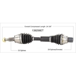 Order WORLDPARTS - 139256ET - New CV Shaft For Your Vehicle