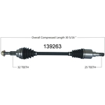 Order WORLDPARTS - 139263 - CV Shaft For Your Vehicle