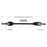 Order Arbre CV neuf par WORLDPARTS - 139265 For Your Vehicle