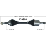Order Arbre CV neuf par WORLDPARTS - 139268 For Your Vehicle