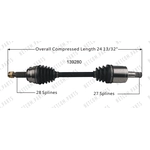 Order WORLDPARTS - 139280 - New CV Shaft For Your Vehicle