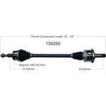 Order Arbre CV neuf par WORLDPARTS - 139285 For Your Vehicle