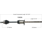 Order New CV Shaft by WORLDPARTS - 139295 For Your Vehicle