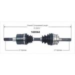 Order New CV Shaft by WORLDPARTS - 169064 For Your Vehicle