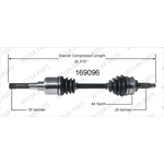 Order Arbre CV neuf par WORLDPARTS - 169096 For Your Vehicle