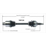 Order New CV Shaft by WORLDPARTS - 169124 For Your Vehicle