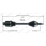 Order New CV Shaft by WORLDPARTS - 169128 For Your Vehicle